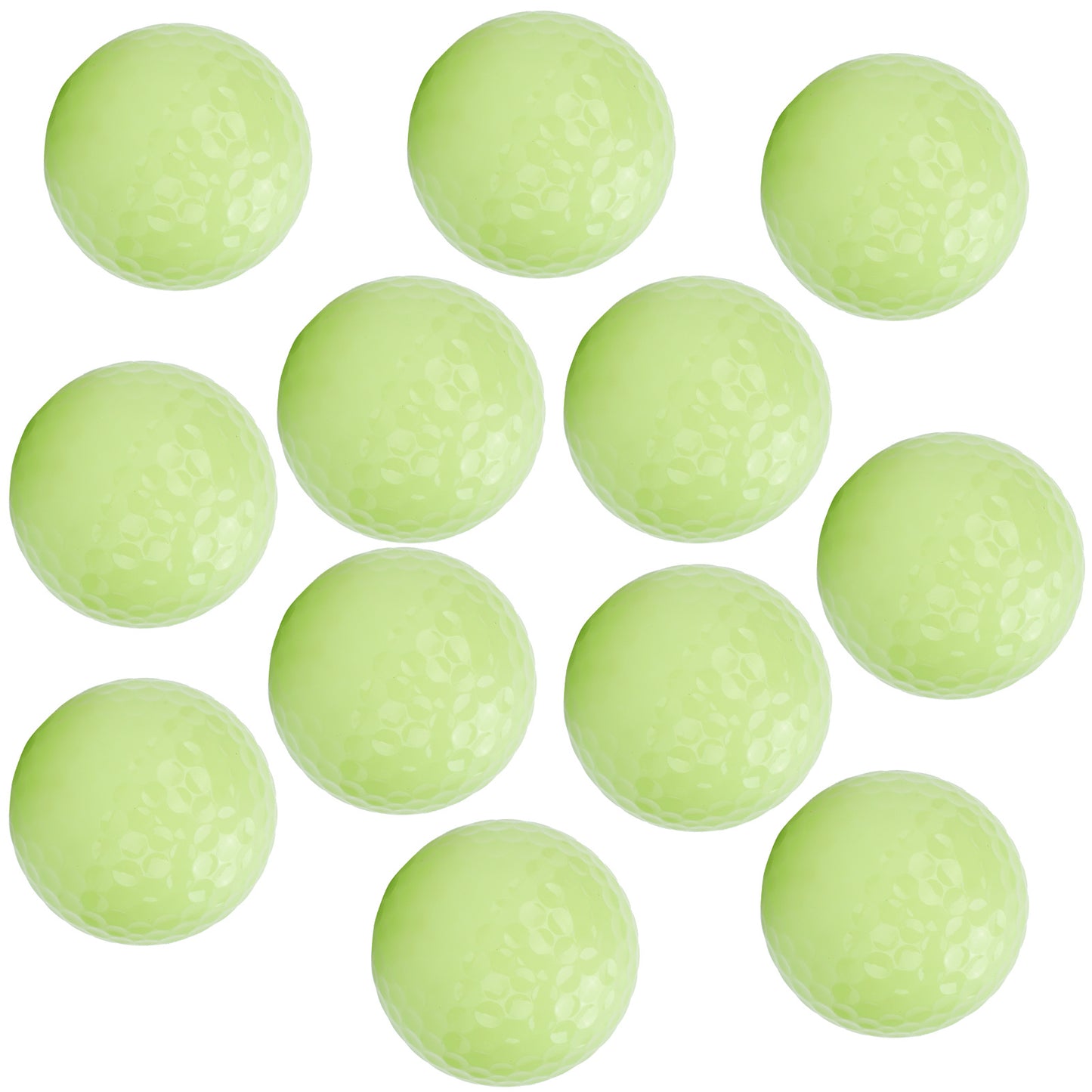 12Pcs Glow Golf Balls Luminous Night Golf Balls Glow in The Dark for Night Sports