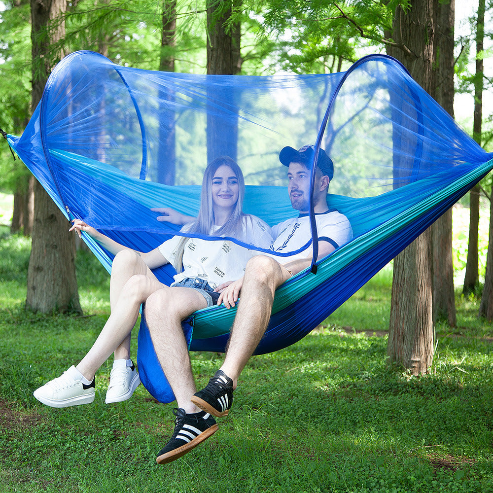 Quick Opening Hammock With Mosquito Net